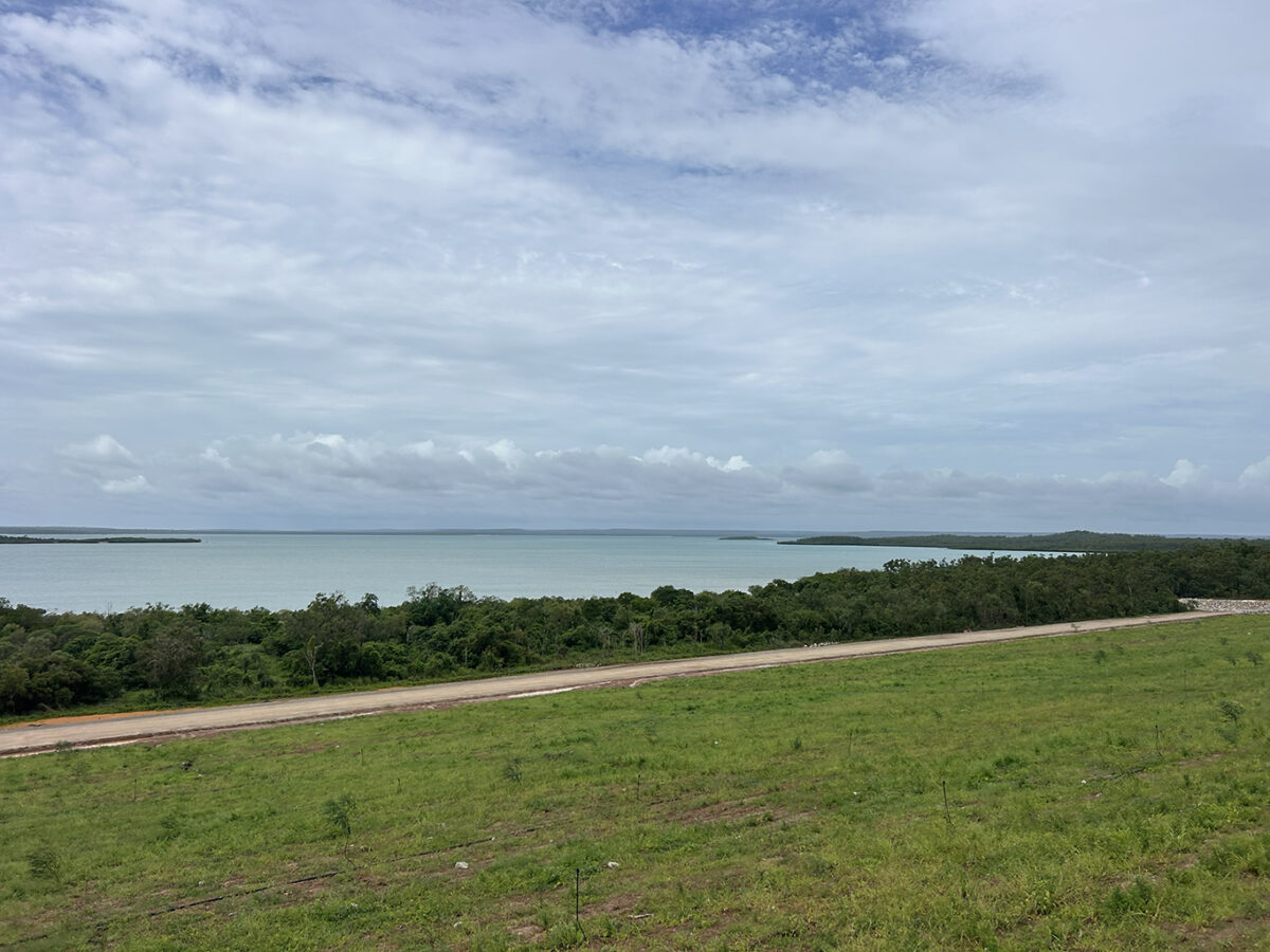 Rehabilitated civil construction site